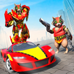 Super Robô Carro Transforme Futurista Guaxinim