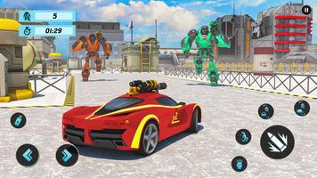 Super Robô Carro Transforme Futurista Guaxinim imagem de tela 3