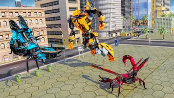 Zukunft Roboter Skorpion Schlacht Plakat