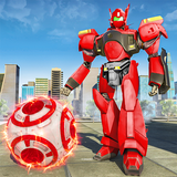 未来的 ロボット 飛行 玉 戦い アイコン
