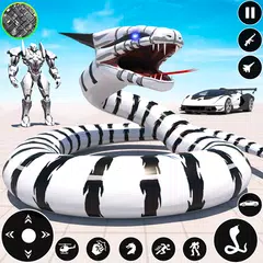 蟒蛇機器人汽車戰爭遊戲 APK 下載