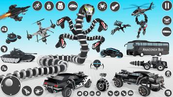 Anaconda Car Robot Games imagem de tela 1