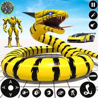 Anaconda Car Robot Games Cartaz