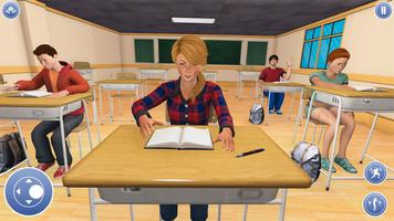 Professeur virtuel de lycée 3D capture d'écran 2