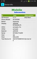 Mobile Device Information poster