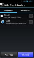 Hide Files & Folders Plakat