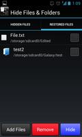 Hide Files & Folders Ekran Görüntüsü 1