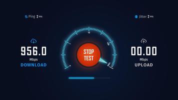 Internet Speed Test-Fiber Test penulis hantaran