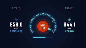 Internet Speed Test-Fiber Test ảnh chụp màn hình 1