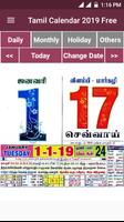 Tamil Calendar 2019 Free الملصق