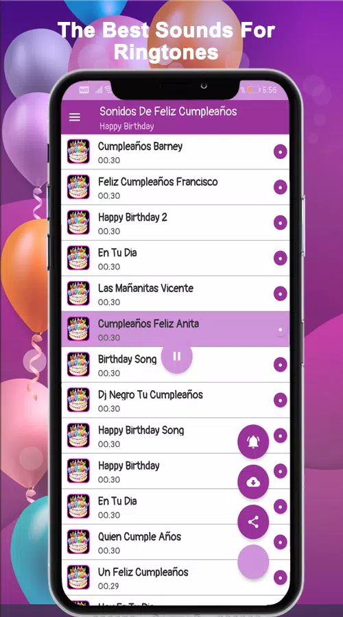  Descarga de APK de Tonos De Llamada Con Canciones De Feliz Cumpleaños para Android