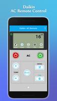 Daikin AC Remote Control ポスター