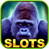 Slot Machine : wilde gorilla-icoon