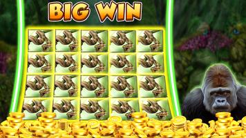 Slot Machine: Wild Gorilla تصوير الشاشة 1