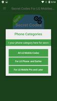 Secret Codes for LG Mobiles Free App capture d'écran 1