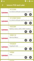 Secret Codes for Lenovo Free App capture d'écran 2