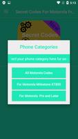 Secret Codes for Motorola Free App capture d'écran 1