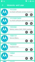 Secret Codes for Motorola Free App capture d'écran 2