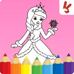 Скачать Princess Coloring - Kids Fun XAPK