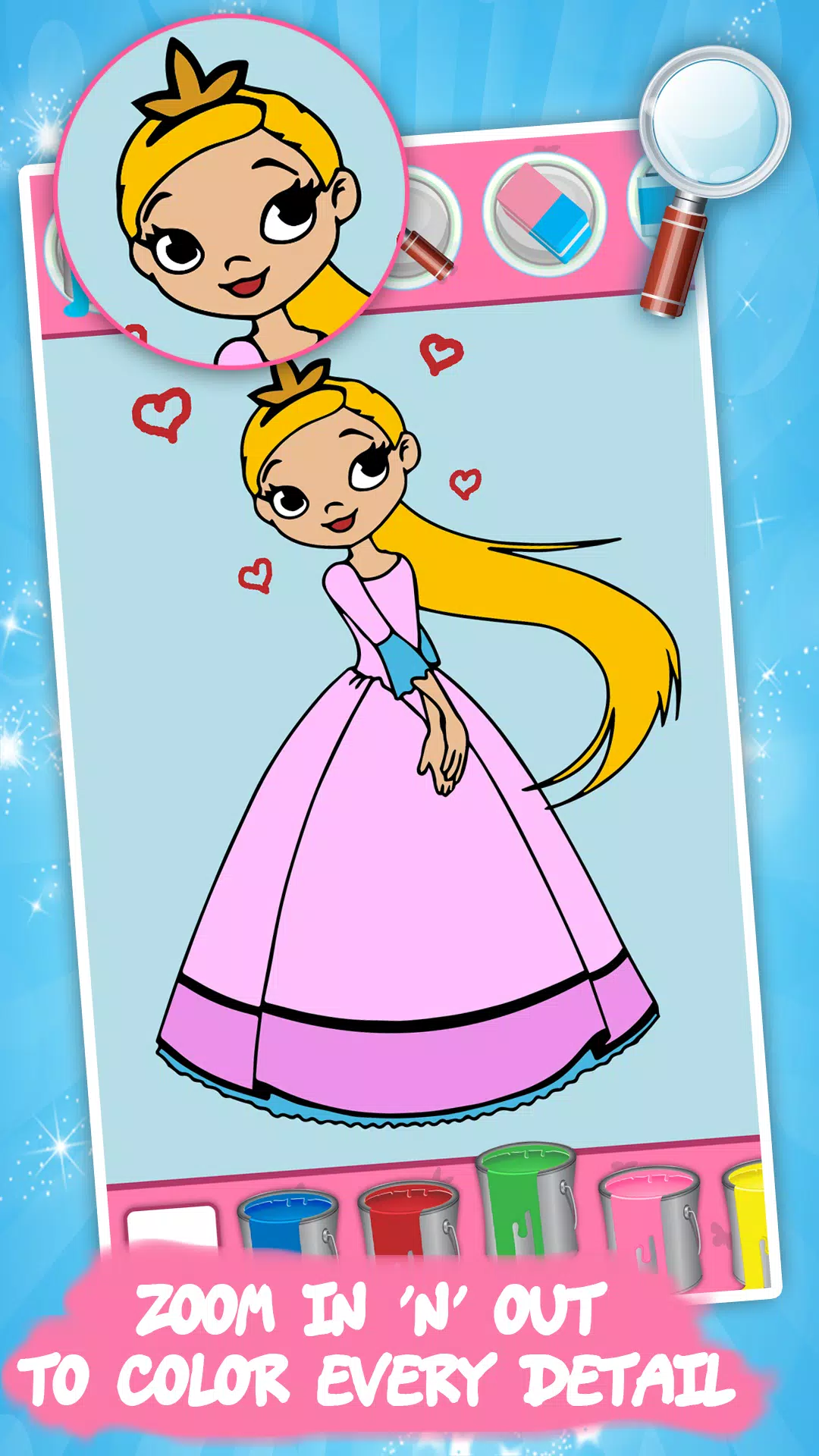 Download do APK de Jogos colorir: Princesas para Android