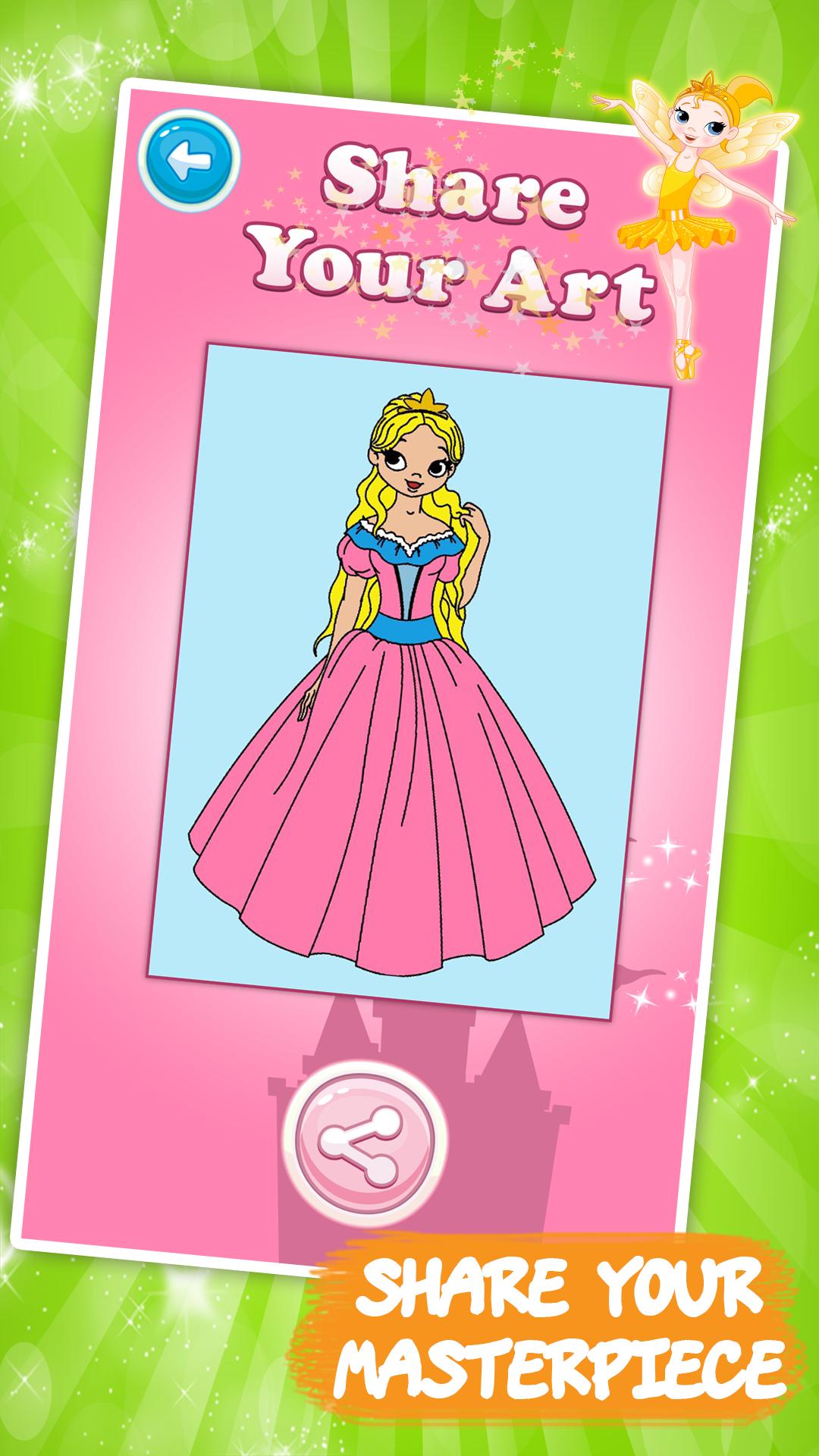Download Kids coloring book: Princess for Android - APK Download