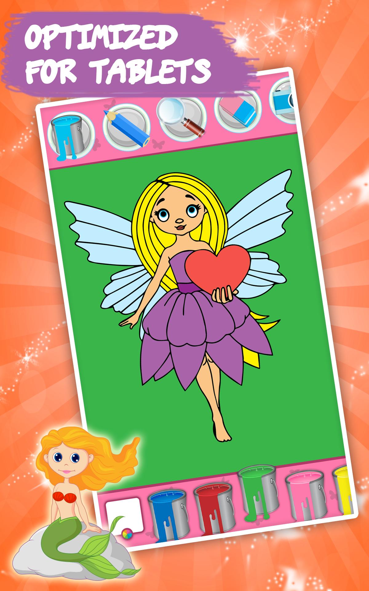 Download Kids coloring book: Princess for Android - APK Download