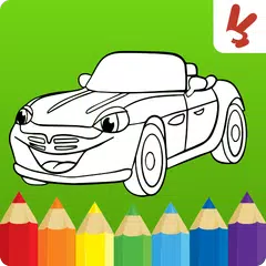 Cars coloring pages for kids XAPK Herunterladen