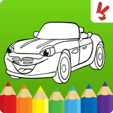 آیکون‌ Cars coloring pages for kids