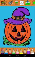 Libro para colorear Halloween Poster