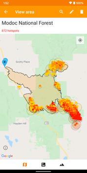 Wildfire Map & Tracker: Fireguard 截图 5