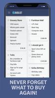 Grocery Shopping List -BudList Cartaz