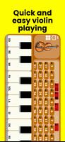 Violin keyboard Affiche