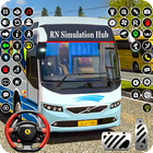 simulador de ônibus moderno ícone