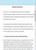 Alkaline Diet Plan screenshot 2