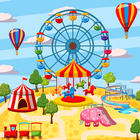 آیکون‌ Theme Park Games