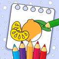 Fruit & Veg Coloring Book Kids
