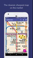 NYC Subway Map (Offline) + Tra 海報
