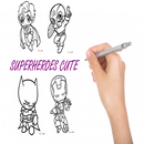 Comment dessiner les super-héros mignons APK