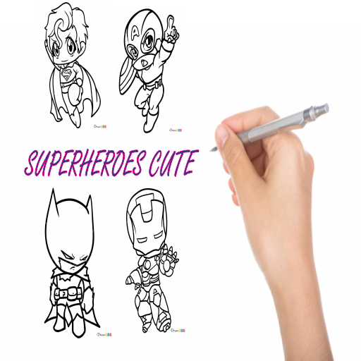 Como desenhar super-heróis bonitos