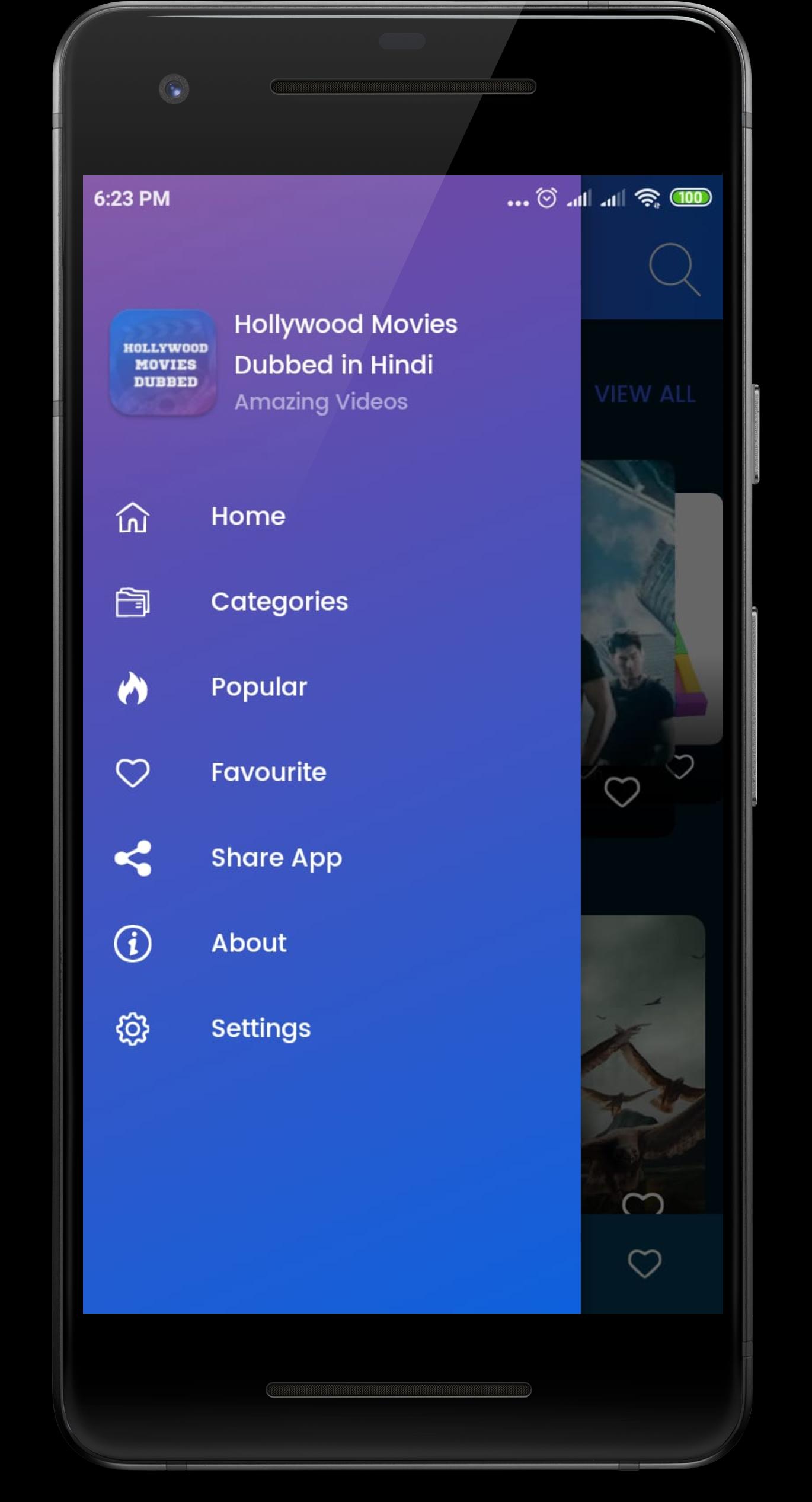 Android İndirme için Hollywood Movies Dubbed Hindi APK