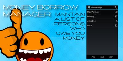 Money Borrow Manager screenshot 1