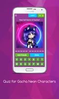 Quiz for Gacha Neon Chaaracter imagem de tela 2