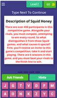 Squid Honey Quiz screenshot 2