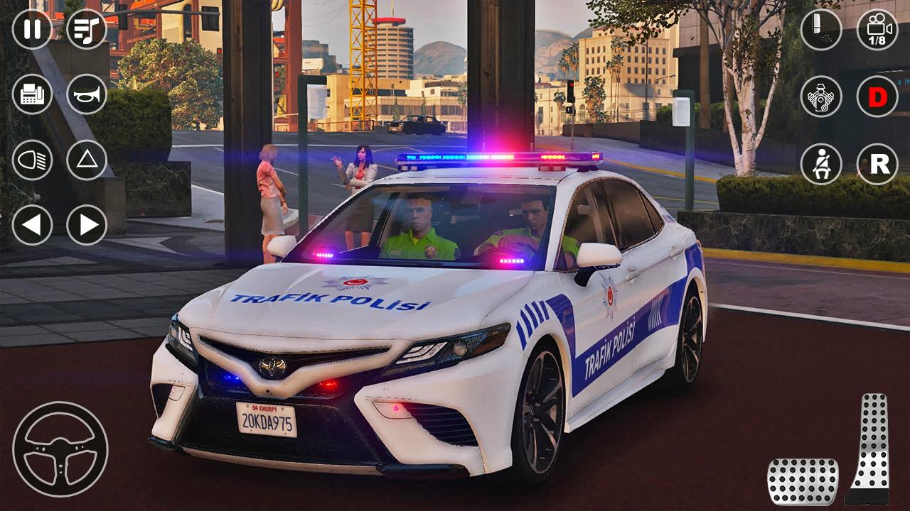 politie auto rijden auto spel APK voor Android Download