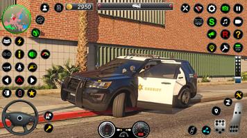 पुलिस कार ड्राइविंग कार खेल 3d स्क्रीनशॉट 2