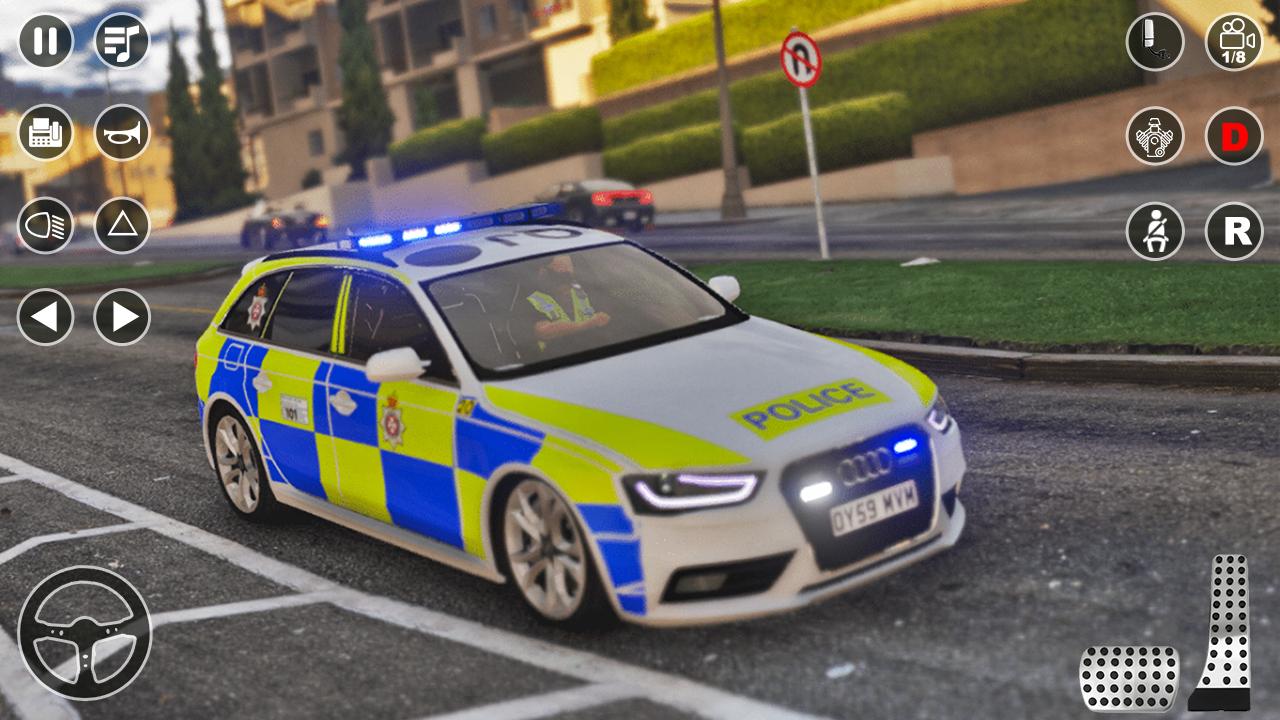 politie auto rijden auto spel voor Android Download