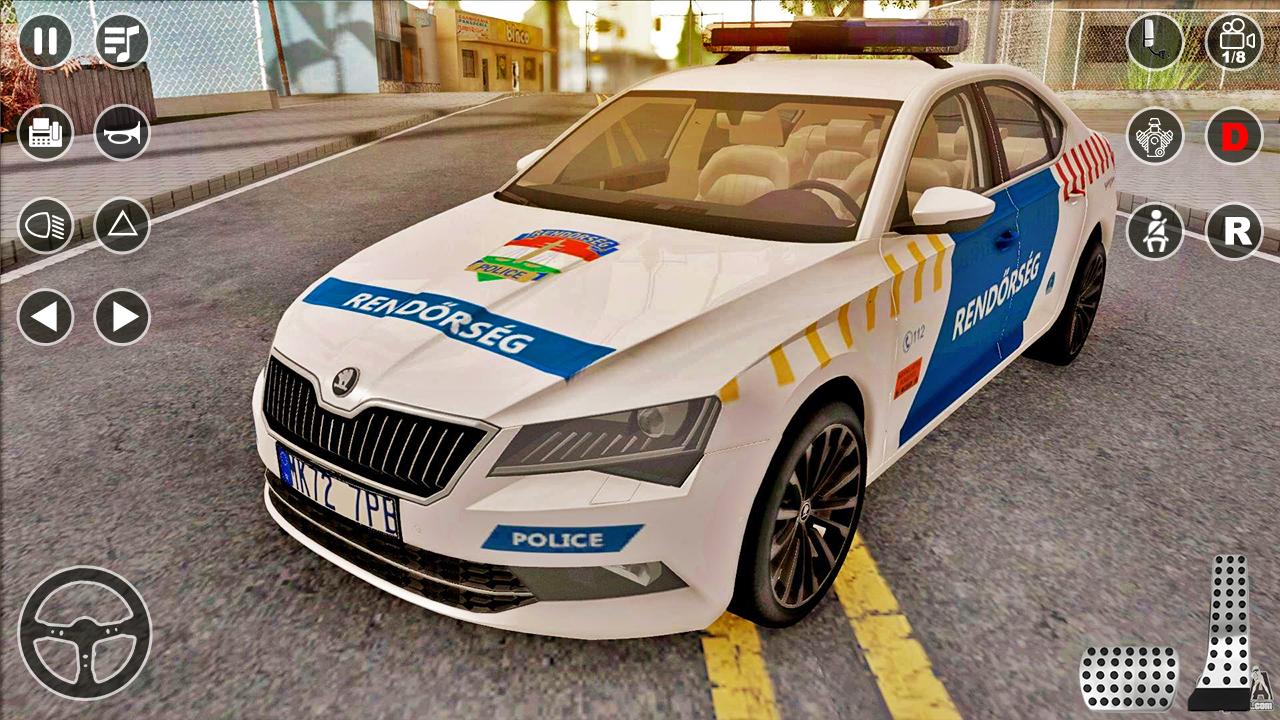 boete interview Delegeren politie auto rijden auto spel APK voor Android Download