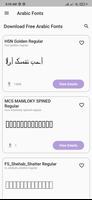 Arabic Fonts 포스터