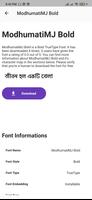 Bangla Fonts capture d'écran 2