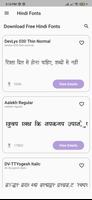 Hindi Fonts Affiche